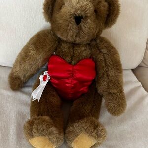 Brown Teddy Bear with Red Heart